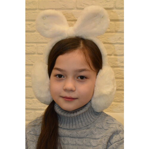 фото Наушники , размер 50/54, белый, серый нет