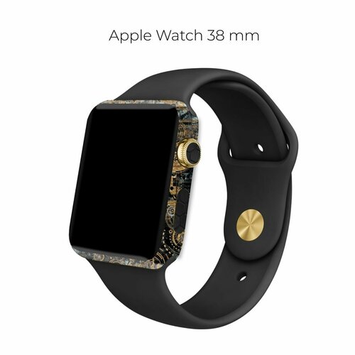 Чехол-наклейка виниловая для корпус Apple Watch 38 mm, защитная пленка для смарт-часов гидрогелевая пленка atouchbo для apple watch 38 мм 2 шт