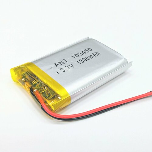 Аккумулятор Li-Pol 103450 (батарея) 10*34*50мм 2pin 3.7V/1800mAh аккумулятор li pol батарея 10 34 50мм 2pin 3 7v 1800mah