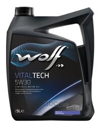 Масло моторное Wolf VITALTECH 5W-30 синтетика 5 л 8300011