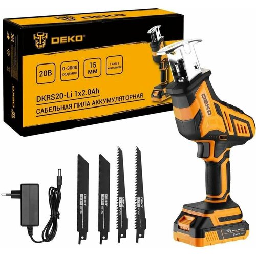 Сабельная пила DEKO DKRS20-Li аккумуляторная 063-4310 7190₽