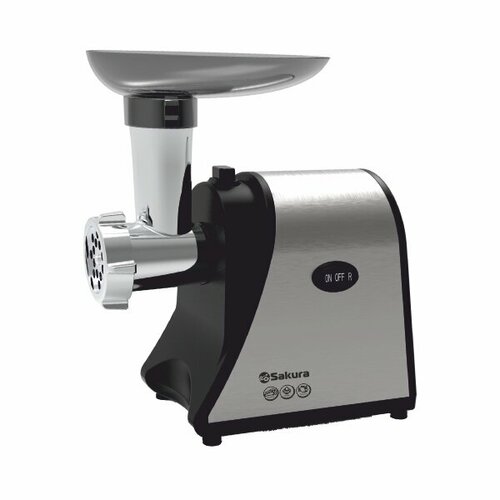 Мясорубка Sakura SA-6433 реверс 1800Вт 2 комплекта насадок для кеббе для сосисок 443600₽