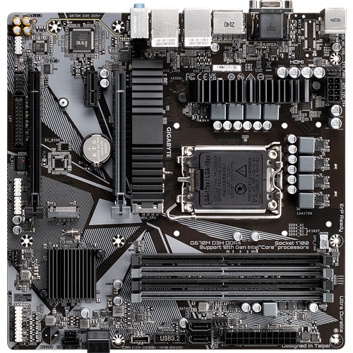 Материнская плата Gigabyte Q670M D3H DDR4 6291000₽