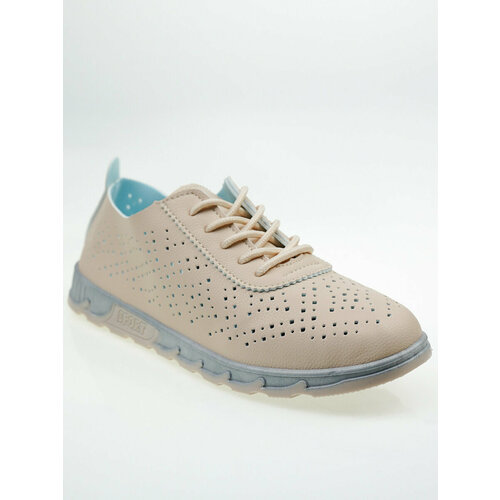 фото Ботинки , размер 38, бежевый нет бренда