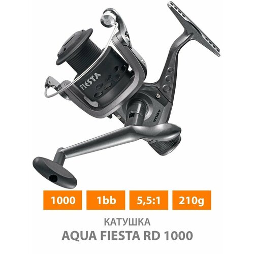 фото Катушка для рыбалки безынерционная fiesta-rd 1000 (1bb) aqua
