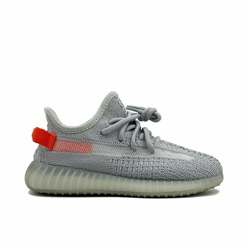 Кроссовки ADIDAS YEEZY 350 V2 Kids Tail Light, размер 28, хром