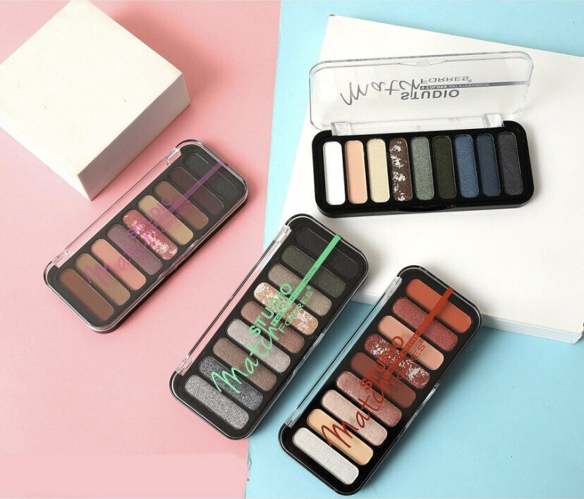 FARRES Тени для век Match Studio 9 цветов 1249 тон 03 — фото 1