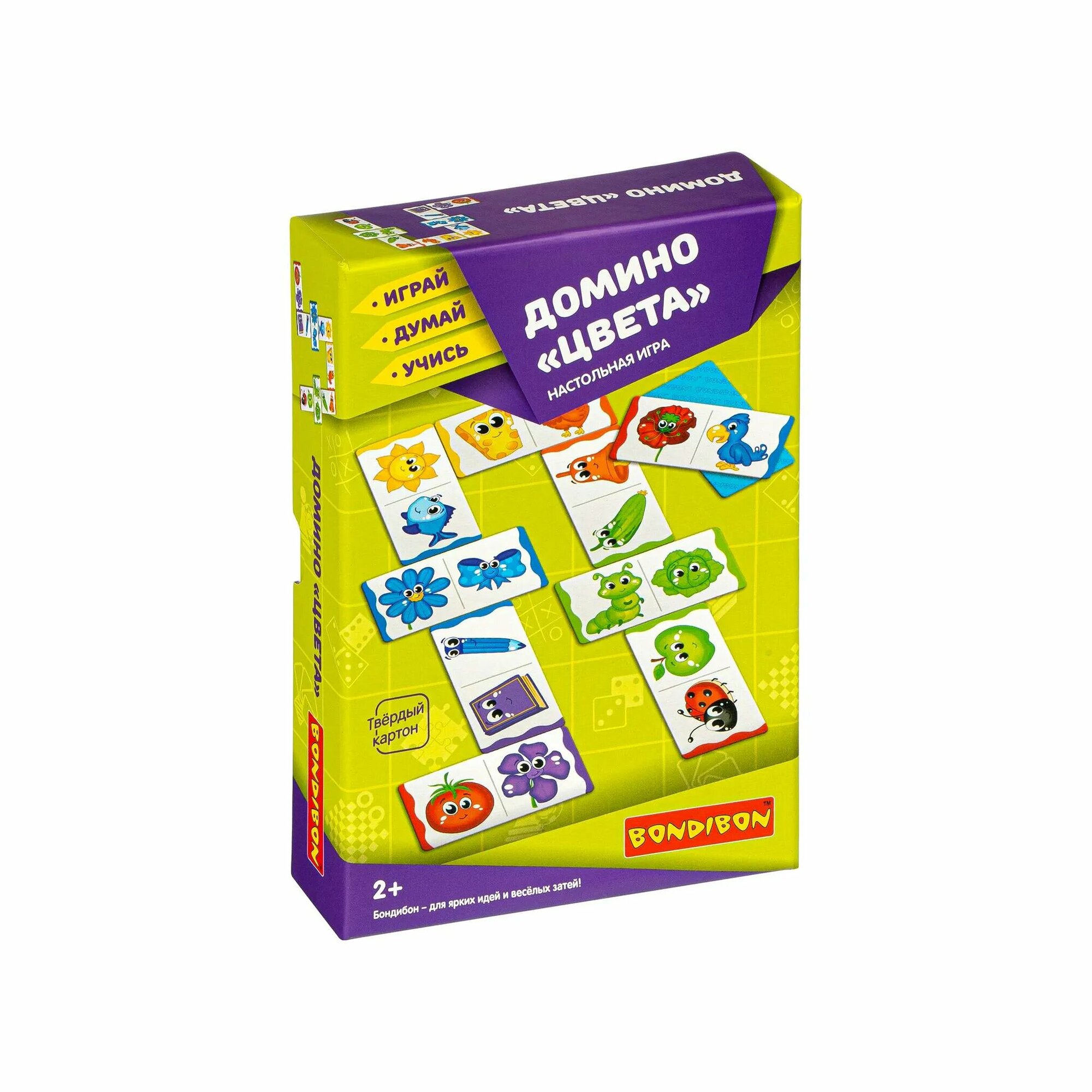Домино "Цвета"- настольная игра (ВВ3901) Bondibon - фото №13