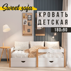 Детская кровать Sweet Sofa 180х90 с бортиком