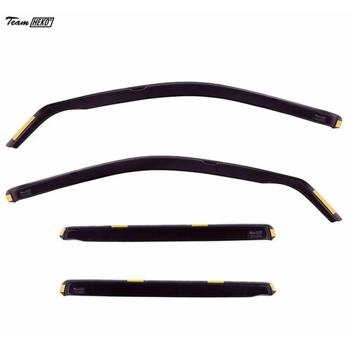 Дефлекторы окон Heko team для Kia Ceed II (2012-2018) хэтчбек 5дв./ вставные дефлекторы окон