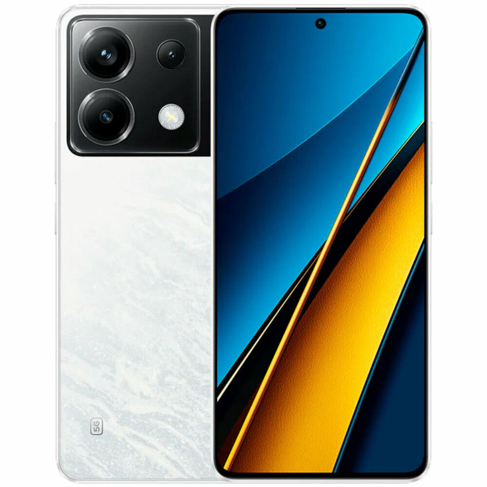 Смартфон Poco X6 5G 12/256GB RU White