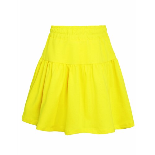 фото Школьная юбка-шорты иново, размер 140, желтый