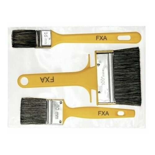 Набор кистей FXA (3 шт) для деревянных поверхностей