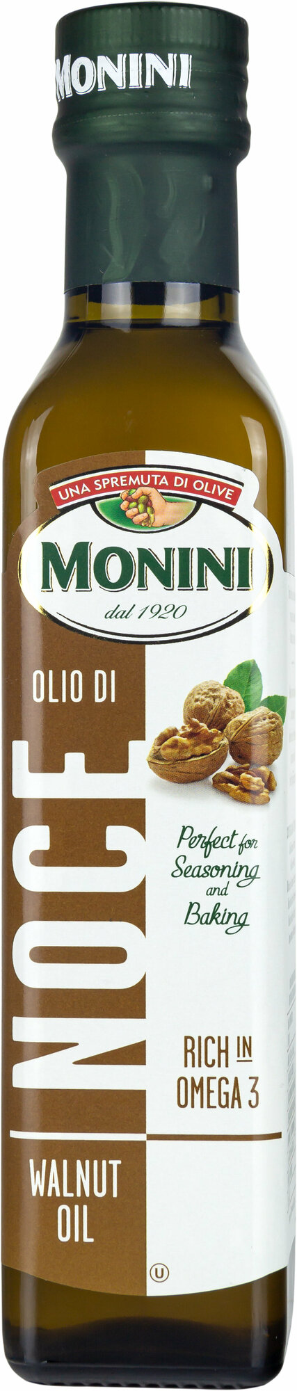 Масло грецкого ореха Monini Walnut Oil рафинированное с добавлением нерафинированного масла грецкого ореха, 0,25 л - фото №14