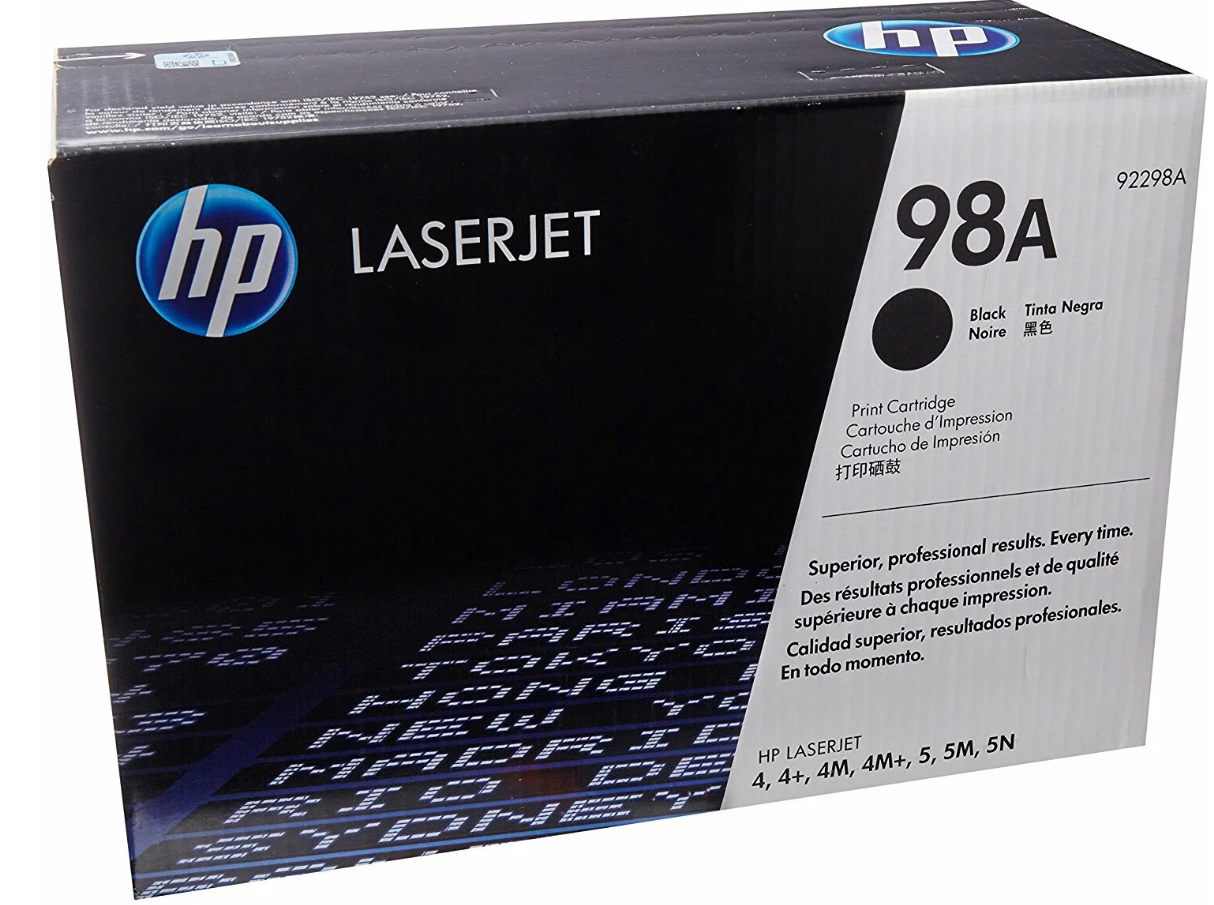 Картридж HP 92298A, 6800 стр, черный