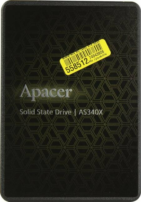 Накопитель SSD Apacer AS340 Panther 120Gb (AP120GAS340XC-1) - фото №18