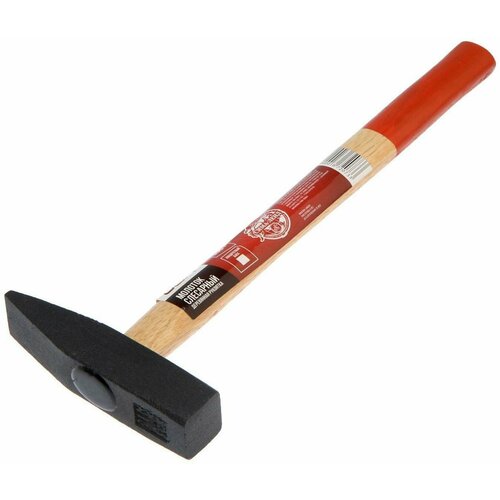 Молоток слесарный ЛОМ квадратный боек деревянная рукоятка 500 г 669₽