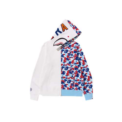 Толстовка A BATHING APE, размер S, белый, голубой bape 2862586 2xs белый