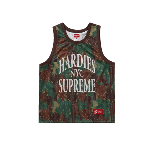 Майка Supreme Camo Basketball Jersey, размер XL, зеленый