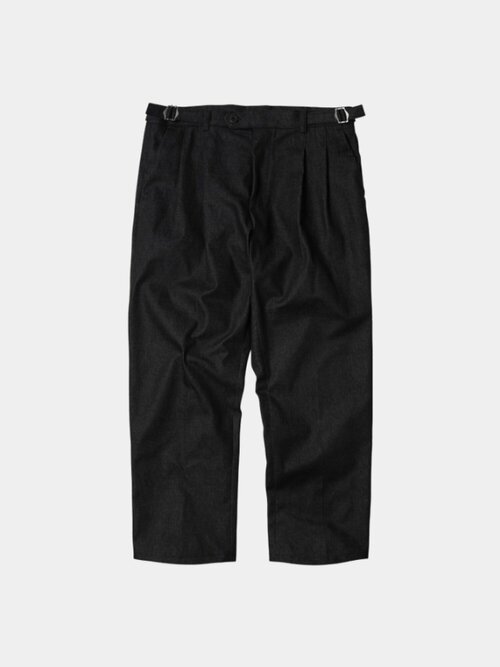 Брюки FrizmWORKS Side Adjust Two Tuck Denim Pants, размер M, черный