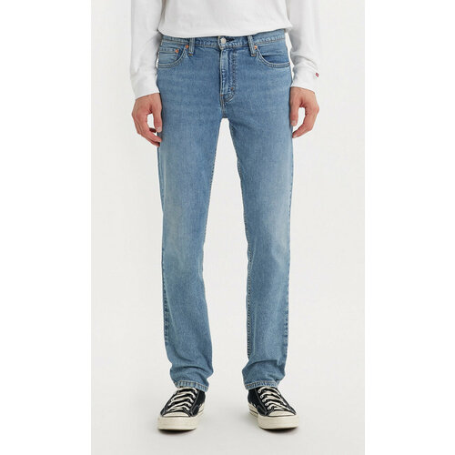 джинсы зауженные ripndip размер 34 голубой Джинсы зауженные Levi's, размер 34/34, голубой
