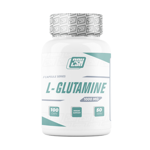 Глютамин 2SN Glutamine 1000мг 100 капсул 2sn glutamine 200 гр 2sn апельсин