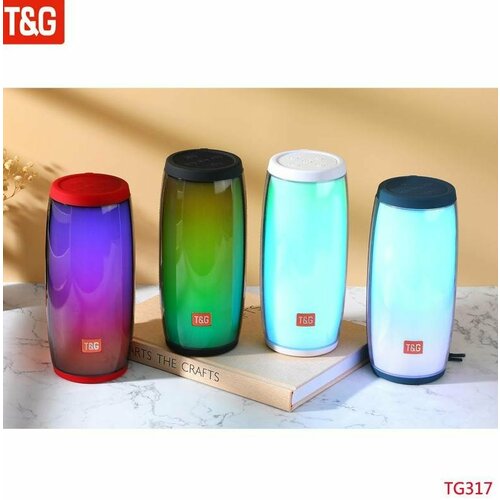 Bluetooth-колонка TG 317 черная с подсветкой 165000₽