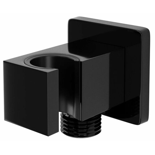 Подключение для душевого шланга с держателем WasserKRAFT Glan A185 glan a66181 встраиваемый комплект для ванны душа wasserkraft pvd покрытие черный глянец