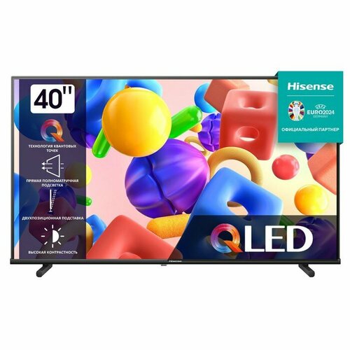 Телевизор Hisense 40A5KQ 40 1920x1080 DVB-T2CS2 HDMI 2 USB 2 Smart TV чёрный 5959800₽