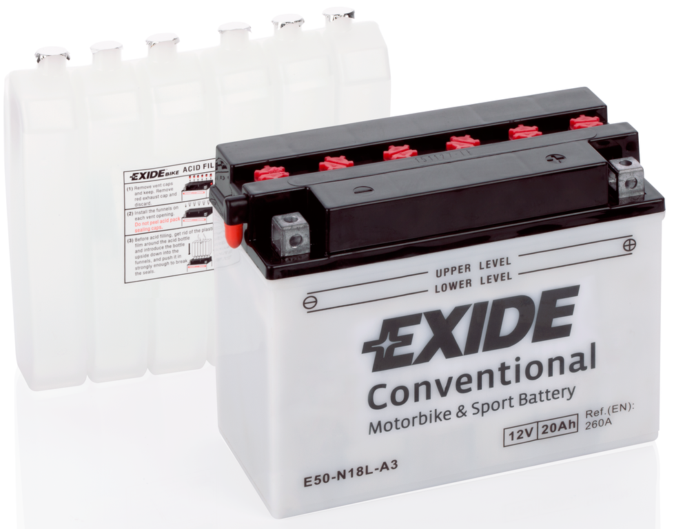 Аккумулятор Exide Conventional 20 Ач E50-N18L-A3