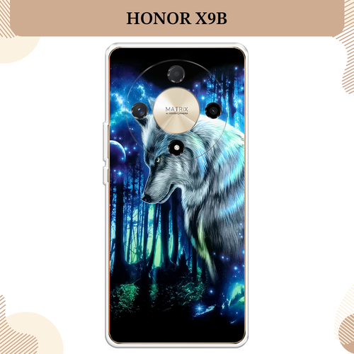 Силиконовый чехол Сказочный волк на Honor X9B / Хонор X9B силиконовый чехол на honor x9b хонор x9b белоснежный волк