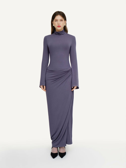 Платье размер 42 (one size), серый, голубой
