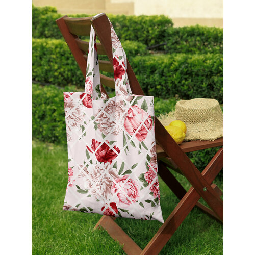 фото Сумка авоська mia cara, бежевый, красный