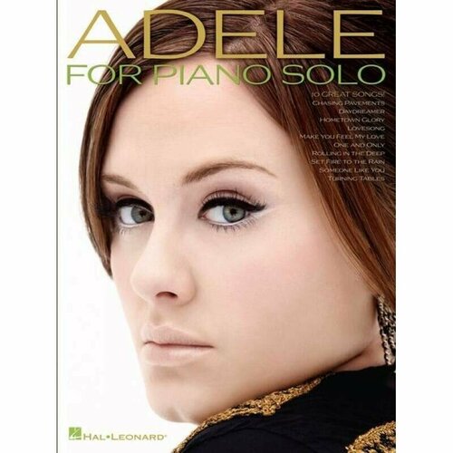 MusicSales HL00307585 - ADELE FOR PIANO SOLO PF BK