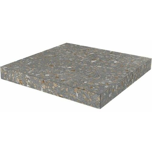 Плитка из керамогранита KERAMA MARAZZI SG632200R/GCA Терраццо коричневый Ступень угловая 33x33 (цена за 5 шт)