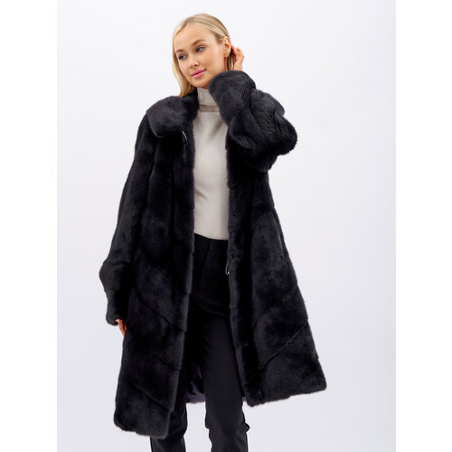 Шуба HJ IMPERIA FURS, размер 44, графит