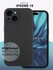 Матовый силиконовый чехол Rosco на Apple iPhone 15 (Айфон 15), то...
