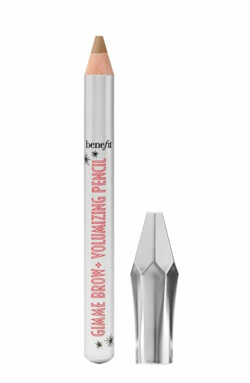 Benefit Карандаш для бровей Gimme Brow+Volumizing, оттенок 3 - Светло-коричневый (теплый оттенок) MINI 0.6 г.