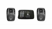 L Audio Compact-210S Активный комплект, 2х150 вт, микшер 4 микр. 2 лин,