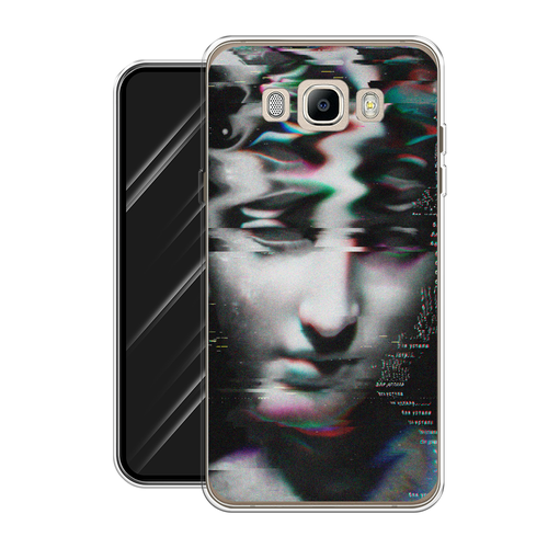 Силиконовый чехол на Samsung Galaxy J7 2016 / Самсунг Галакси J7 2016 Glitch Art