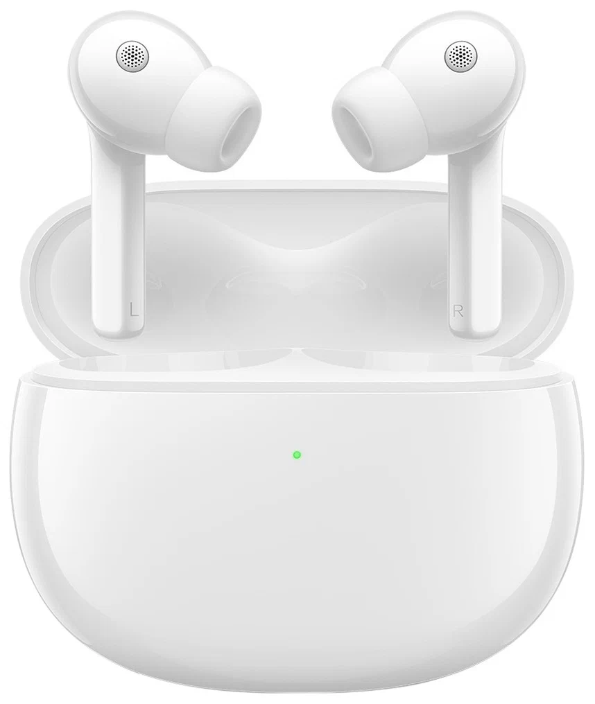 Беспроводные наушники Xiaomi Buds 3 (Gloss White), белого цвета — фото 1