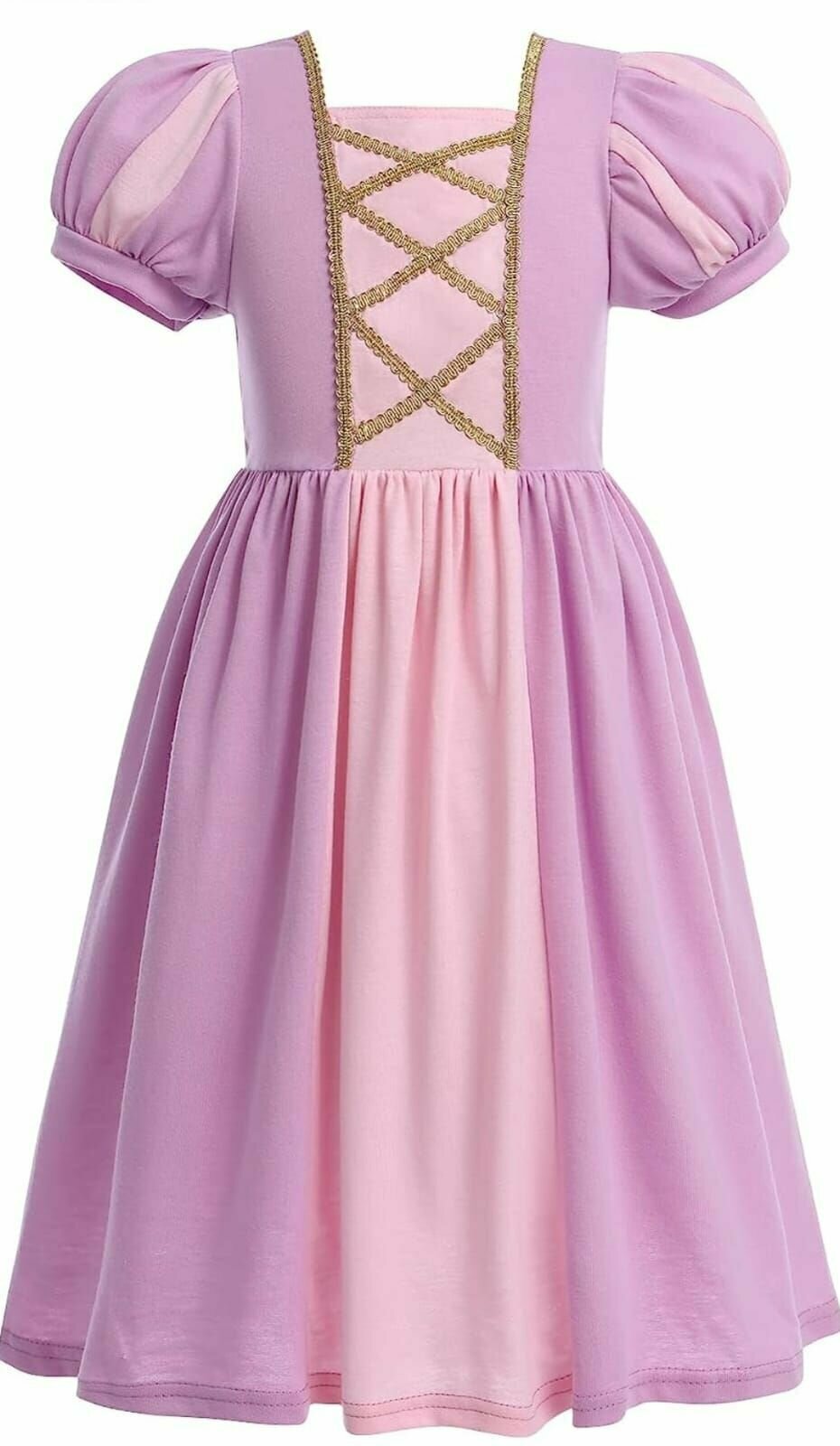 Платье принцессы для девочек Рапунцель