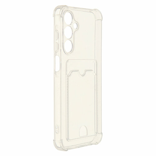 Чехол Zibelino для Samsung Galaxy A25 5G Silicone Card Holder защита камеры Transparent ZSCH-SAM-A256-CAM-TRN