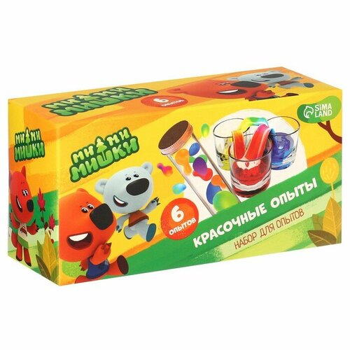 Набор для опытов Красочные опыты Ми-Ми-Мишки 6 опытов 776₽