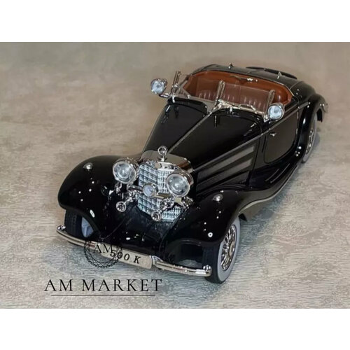 Mercedes Benz 500K коллекционная ретро машинка 1:24 металлическая машинка mercedes benz gt3 1 24 21 см