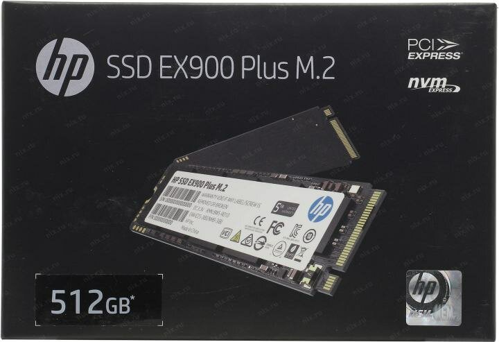 Накопитель SSD HP 512Gb EX900 Plus Series (35M33AA) - фото №17