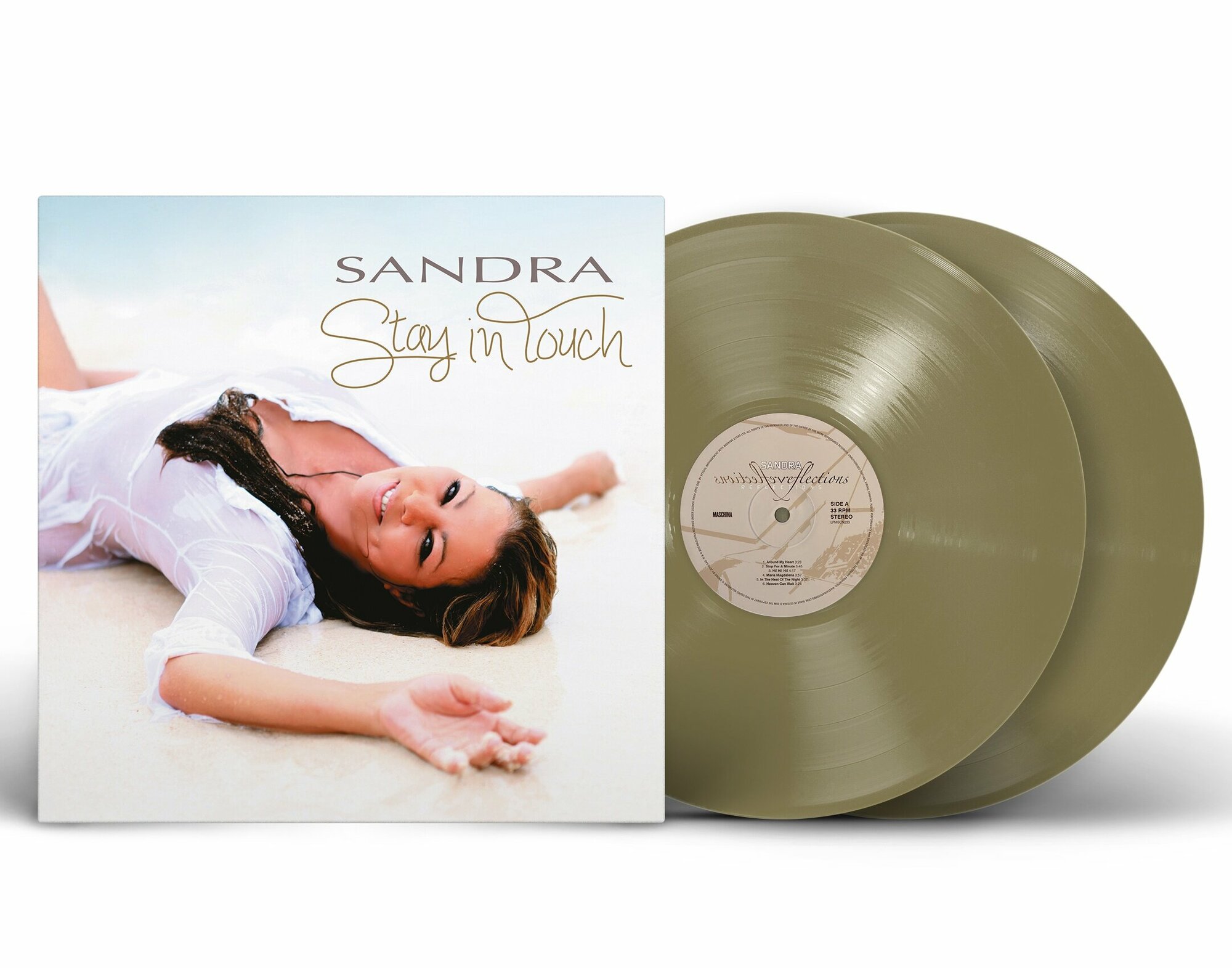 Виниловая пластинка Sandra - "Stay In Touch" (2012/2023) (2LP Gold Vinyl)