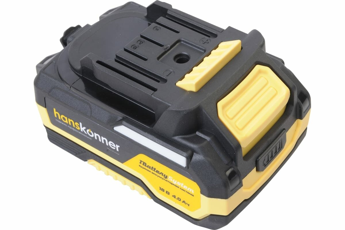 Изображение Аккумулятор Hanskonner 18 В, 1BatterySystem, 4.0 Ач HBP2004