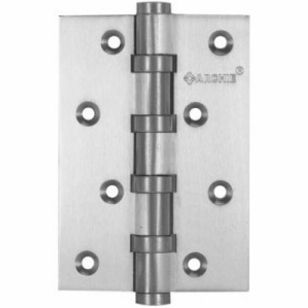 петля универсальная латунь a010-c 100*70*3-4bb-132 матовый хром Palladium - фото №12