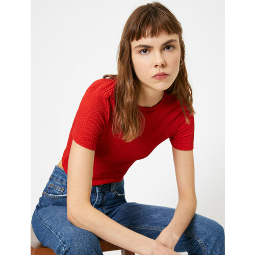 фото Футболка koton, размер xs, красный